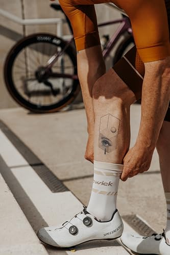 Image of Swiftwick- ASPIRE Crew Cycling Socks, Firm Compression Fit, Moisture Wicking