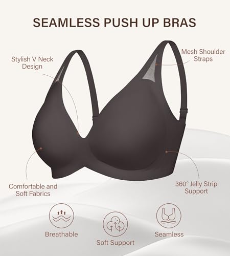 DEANGELMON Wireless Bras for Women Supportive Mesh Straps Bra Seamless Full Coverage No Underwire Comfort Everyday Bras3