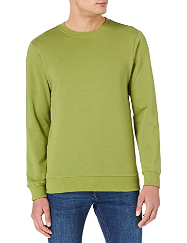 Urban Classics Basic Terry Crew, Felpa Uomo, Verde...