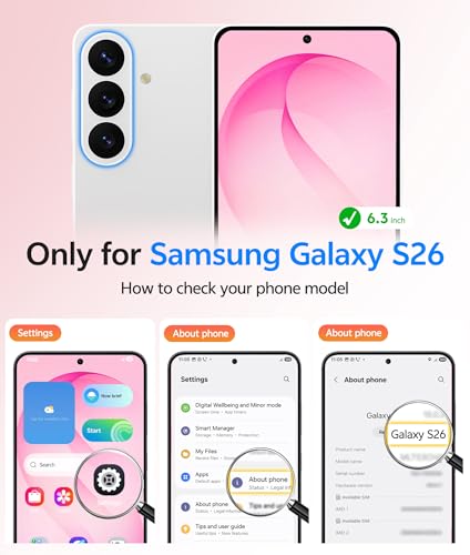 Image of FNTCASE for Samsung Galaxy S26 Case: [Fit for Magsafe] [Full Camera Protection & Screen Protector] Translucent Matte Military Grade - Shockproof Protective Phone Cover for Samsung S 26 - Hot Pink