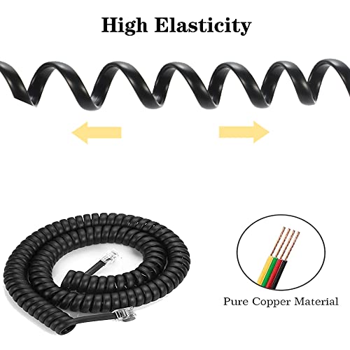 La mejor comparación de Cable espiral para telefono disponible en línea. 8 Imagen adicional
