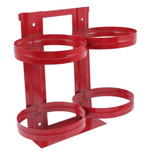 Abaodam 消火器マウントブラケット 耐久性メタル製 車載 家用 壁掛け式 簡単取付 火災対策用ホルダー