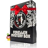 Zite Fishing x Ultimate Trout Lures | Forellen Mystery Box | Angel-Geschenke für Angler - Überraschungsbox mit Angelzubehör/Angel Sachen und Gummiködern - Angel Geschenk Angel-Wundertüte Angeln Box