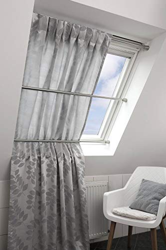 Tringle à fixation par pression Gardinia extensible 65-100 cm en acier inoxydable - 4