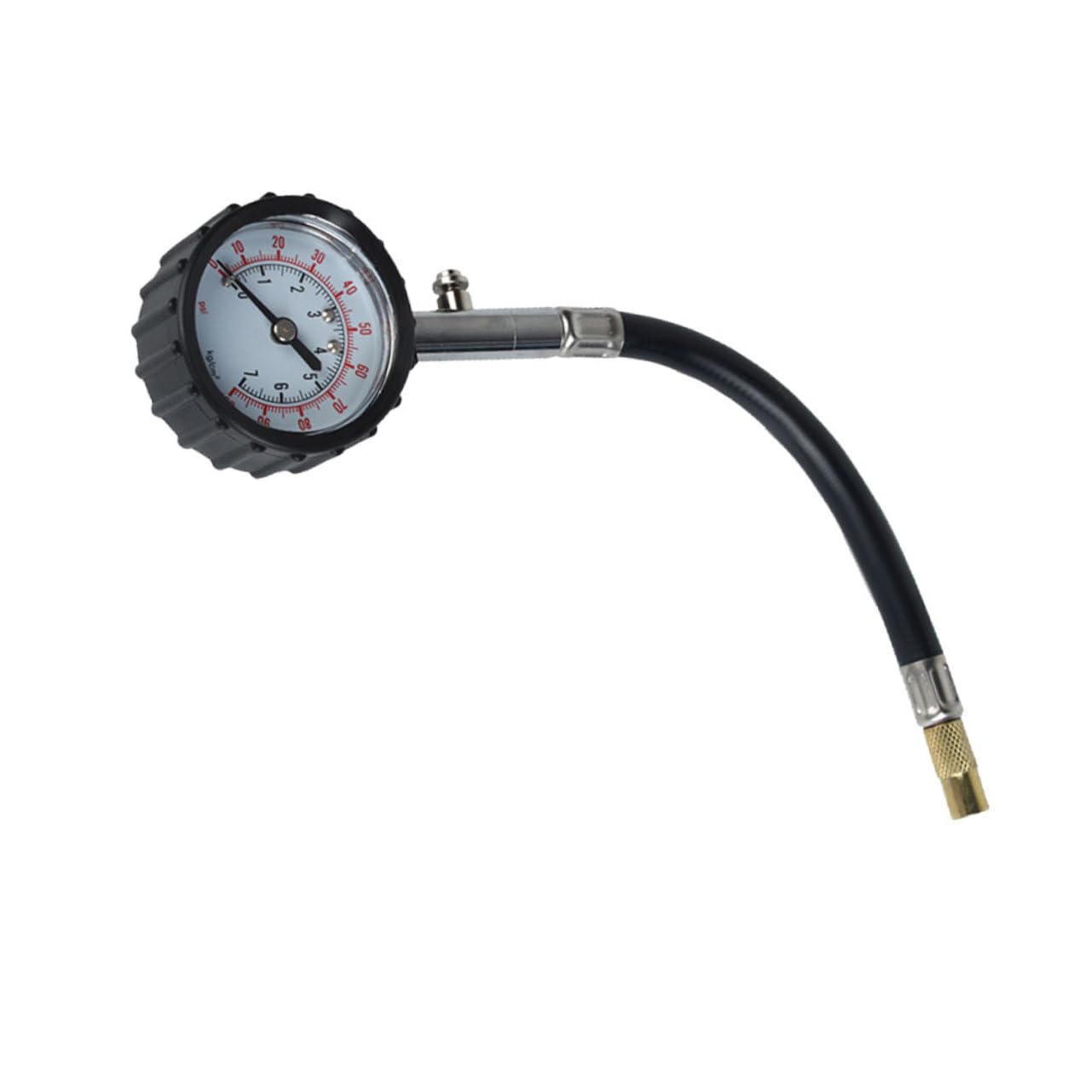 HEALLILY Professional Tire Pressure Gauge 100 Psi Mechanical Car Tire Air Pressure Tool with 360 Rotating Chuck Lightweight for Cars Trucks Motorcycles 10.23 Inch