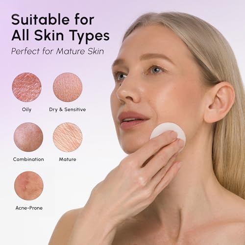 Image of MAREE Niacinamide Toner Pads for Face - Exfoliating Pads with 12% Niacinamide, Salicylic Acid, Hyaluronic Acid & Tea Tree - Zero Pore, Uneven Skin Tone, Acne Clearing Facial Pads - Glow Up Device