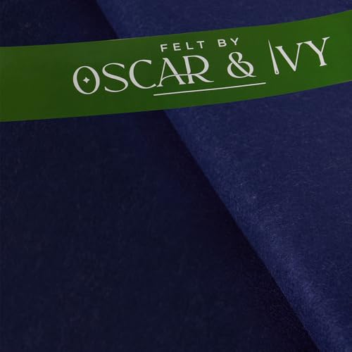 Oscar and Ivy Wool Blend Craft Felt Fabric 10 Pack 12" Squares (Navy), 10 PACK 12" Squares (30cm x 30cm) - Image 3