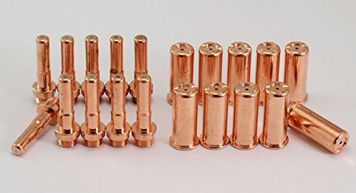 C1403 Electrode Long & Tip C1395/L Cebora P70 & Trafimet PR0064 CB70 Torch 20pcs