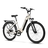 VEEFA Electric Bike for Adults 27.5” Ebike 24Mph Power by 1000W Peak Motor 80 Miles Max Range by 48V Built-in Removable Battery, 5 Pedal-Assist Levels, E Bike Suitable for Commuting