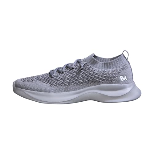 Image of Neeman's Knit Gliders Men Sneakers | Stylish Casual Shoes for Men with Airknit Breathable Upper | Anti-Skid EVA Sole Footwear | Lightweight Lace-Up Sneaker