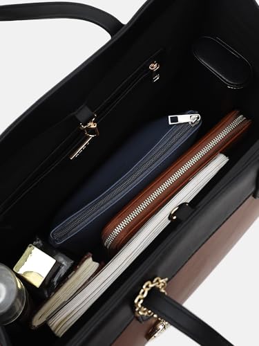 Image of Kazo Marquis Tote | Premium Faux Leather Handbag for Women | Elegant Structured Shopper with Versatile Functionality