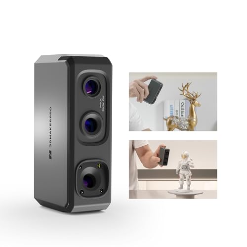 seal lite handheld 3d scanner for 3d printer 002mm high detailed precision 10fps scanning lightning-fast speed with anti-shake lenses 3d model scanner for windowsmacos standard