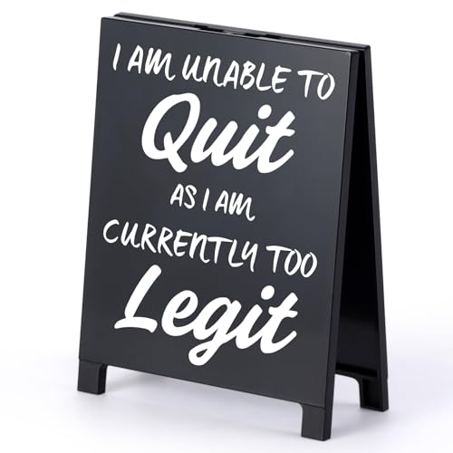 I'm An Accountant to Save Time Never Wrong Funny Acrylic Desk Sign Board Style Office Table Decor Gift for Accountant Coworkers Friends Home Workspace Cubicle Tabletop Desk Decoration for Tax Season