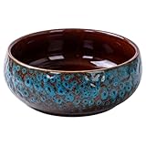 Tsawntd Lotusschale, auslaufsicherer Lotus-Übertopf aus Keramik mit einzigartiger Glasur für Wasserpflanzen, Bonsai-Schale für Sukkulenten, Wasserpflanzen, Heim- und Gartendekoration, 16, 5 cm