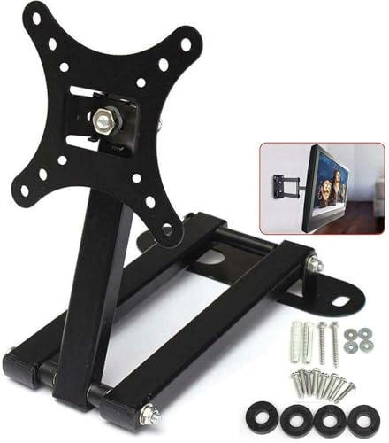 SHAFAH Tilt & Swivel TV Wall Mount Bracket, Fits for 10 13 15 17 19 20 21 22 23 24 25 26 Inch LED LCD Plasma Screen Monitor Max Load Capacity 22 lbs VESA 75x75 & 100x100 mm