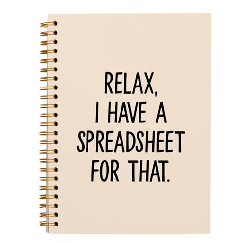 OXW Funny Office Gifts Notebook Journal, Gag Fun Gifts for Coworker Women