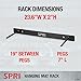 SPRI Wall-Mounted Rack for Hanging Exercise Mats, Black