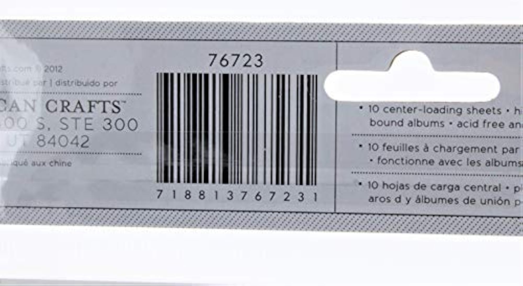 3-Pack 6-Inch by 6-Inch Page Protectors, 10 Pages Per Pack