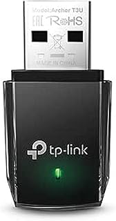 Adaptador USB wireless dual band AC1300 TP-Link Archer T3U, Preto, Pequeno