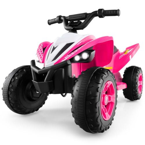 OLAKIDS 12V Kids ATV Quad, Electric Vehicle Battery Powered