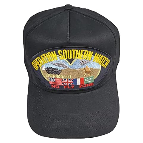 Hnp Operation Southern Watch NO Fly Zone HAT - Black - Veteran Owned Business, One Size Cover