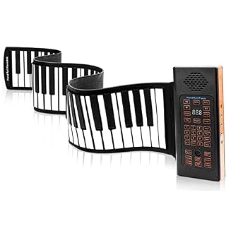 Teahutty Clavier de piano électronique pliable à 61 touches avec pédale, clavier de piano électronique flexible pour… - Les Beatles, Paul McCartney, John Lennon, RIngo Starr, George Harrison
