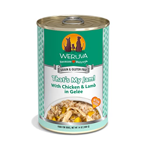 Weruva Classic Dog Food, That's My Jam! With Chicken & Lamb In Gelée, 14Oz Can (Pack Of 12), Green #TOP6