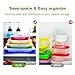 Set of 4 Collapsible Silicone Food Storage Container, Leftover Meal box For Kitchen, Bento Lunch Boxes, BPA Free, Microwave, Dishwasher and Freezer Safe. Foldable Design Saves Your Space.