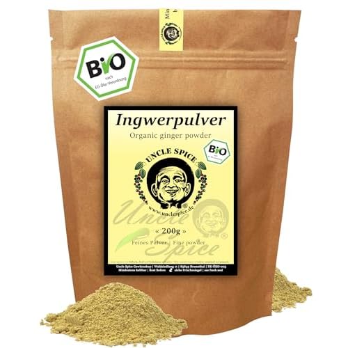 Uncle Spice Bio-Ingwerpulver 200 g