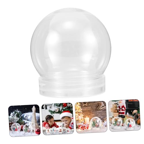 Bolas de Navidad transparentes y rellenables: Pack de 24 adornos vacíos 8