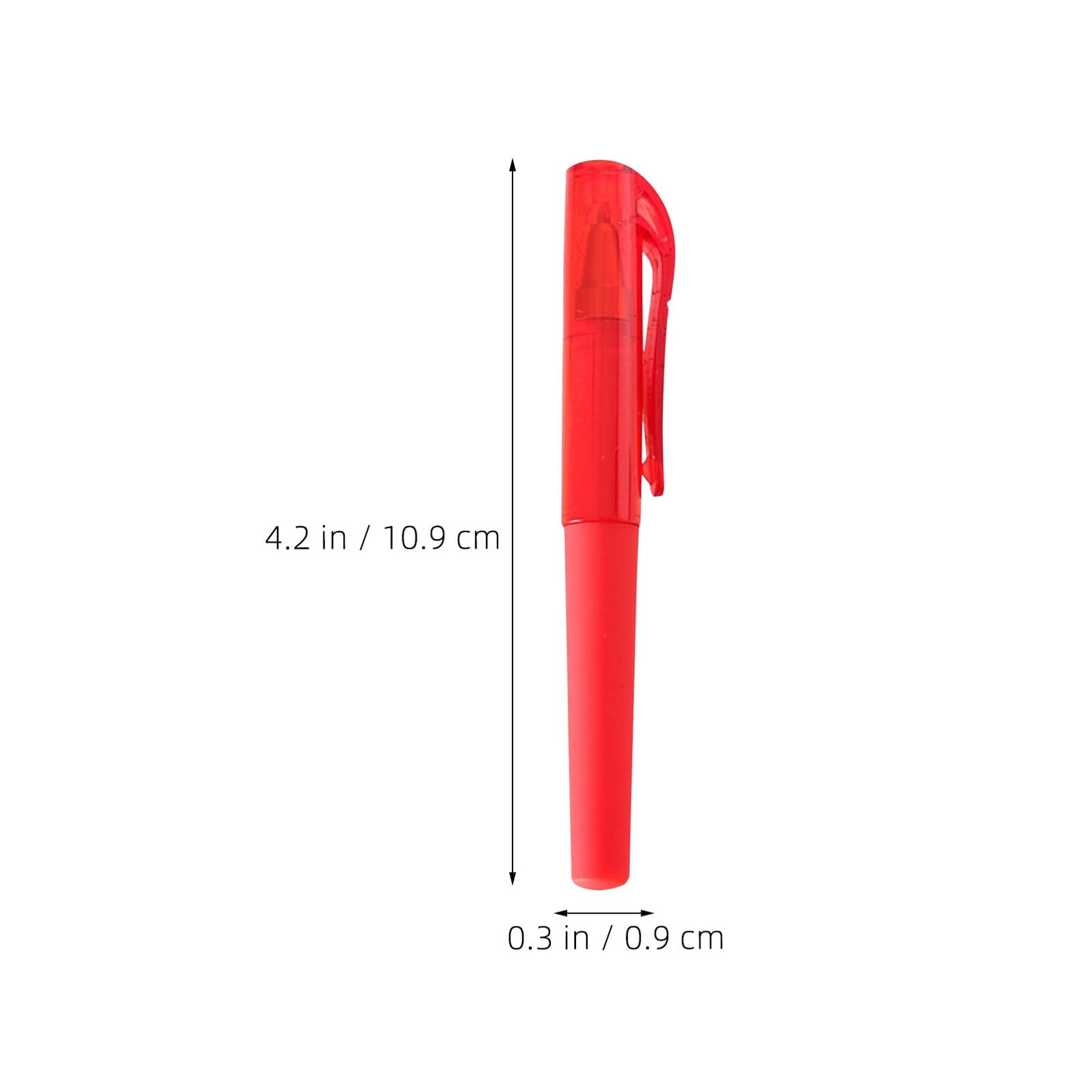 Bolígrafos de Gel Rojos 0,5 Mm Punta Fina, Mini Cortos Tapa, Pack 50 Unidades para Escuela, Oficina y Uso Diario, Escritura y Secado Rápido Portátil