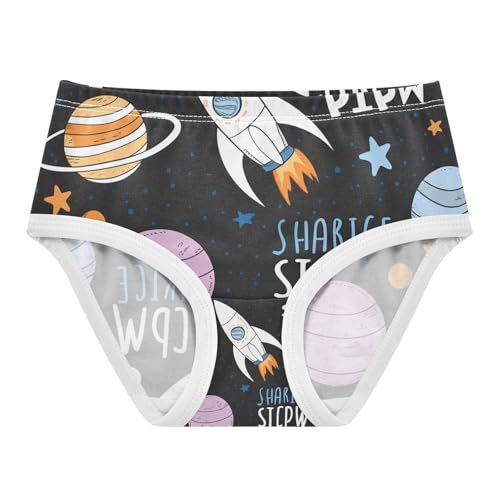 Space Rockets Toddler Girls's Underwear 2T 202c1356