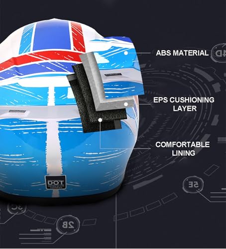 Casque de moto Bluetooth homologué ECE intégral double visière XXL