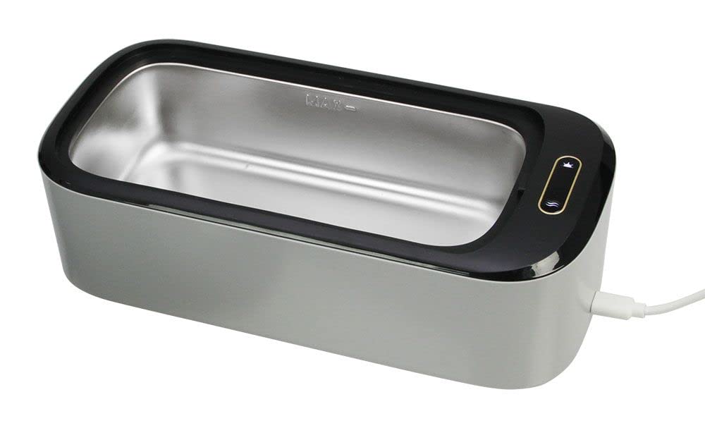 SAFE 9909 - Dispositivo per la pulizia ad ultrasuoni, per occhiali, a ultrasuoni, 550 ml, 24 Watt, con sorgenti luminose UVC