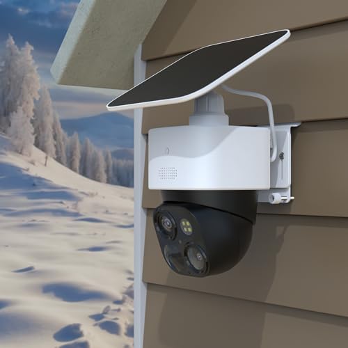 Support Eufy SoloCam S340 blanc pour surveiller le jardin depuis le vinyle - 4