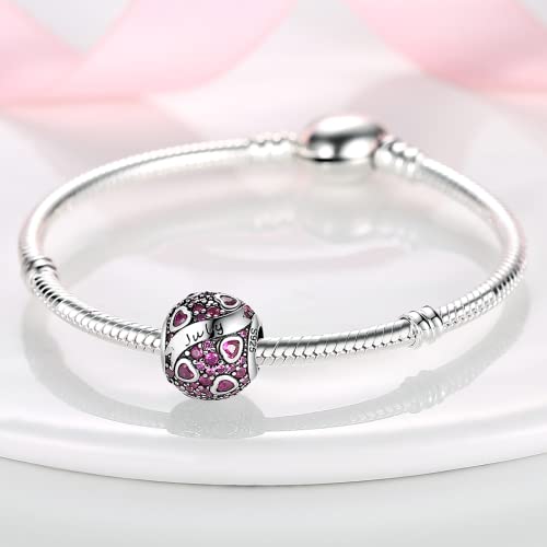 Image of MULA Birthstone Charms 925 Sterling Silver for Bracelets and Necklaces