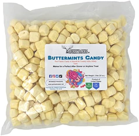 Yankee Traders Brand Classic Butter Mint Candy, 2 Pound