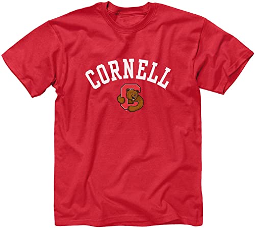 Ivysport Cornell University Short-Sleeve T-Shirt, Athletic, Red, XX-Large