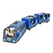 Wuhanyimang ferroviario Locomotiva Magneticamente collegata Elettrica Piccolo Treno ABS Magnetico Ferroviario Giocattolo Compatibile con Pista in Legno Regalo per Bambini