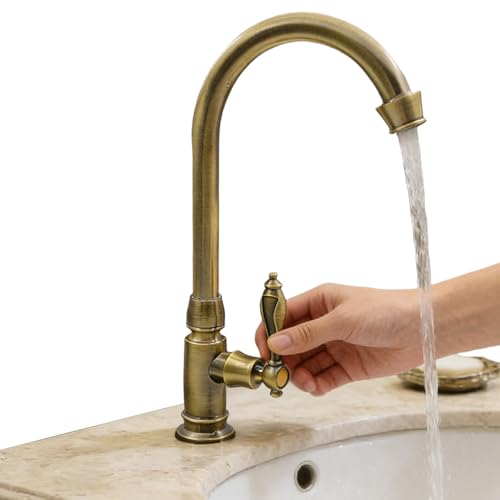 Robinet d'évier de bar avec jet ajustable au design rétro chic