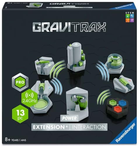 Ravensburger GraviTrax Power Extension Interaction | STEM and Construction Toy | Marble Run and Maze Game | Interactive Track System | Kids Age 8 and Up