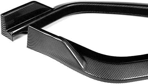 3PCS Front Bumper Lip Kit fit for compatible with 2017-2021 Honda Civic SI, Type-R Style Splitter Trim Protection Spoiler, Air-Dam-Chin-Diffuser (Carbon Look)