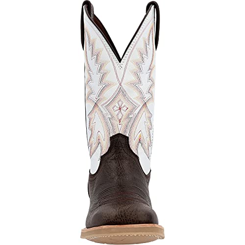 Durango® Rebel Pro Lite™ Dark Hickory & White Western Boot Size 8(M)3