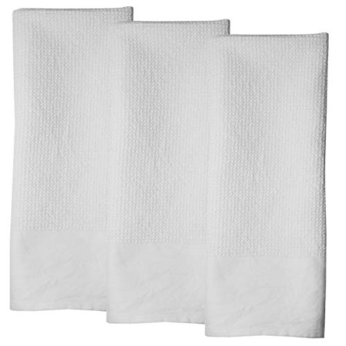 Dunroven House ORK332-WHI Prewashed Waffle Weave...