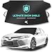 OxGord Windshield Snow Cover Ice Removal Wiper Visor Protector All Weather Winter Summer Auto Sun Shade for Cars Trucks Vans and SUVs Stop Scraping with a Brush or Shovel