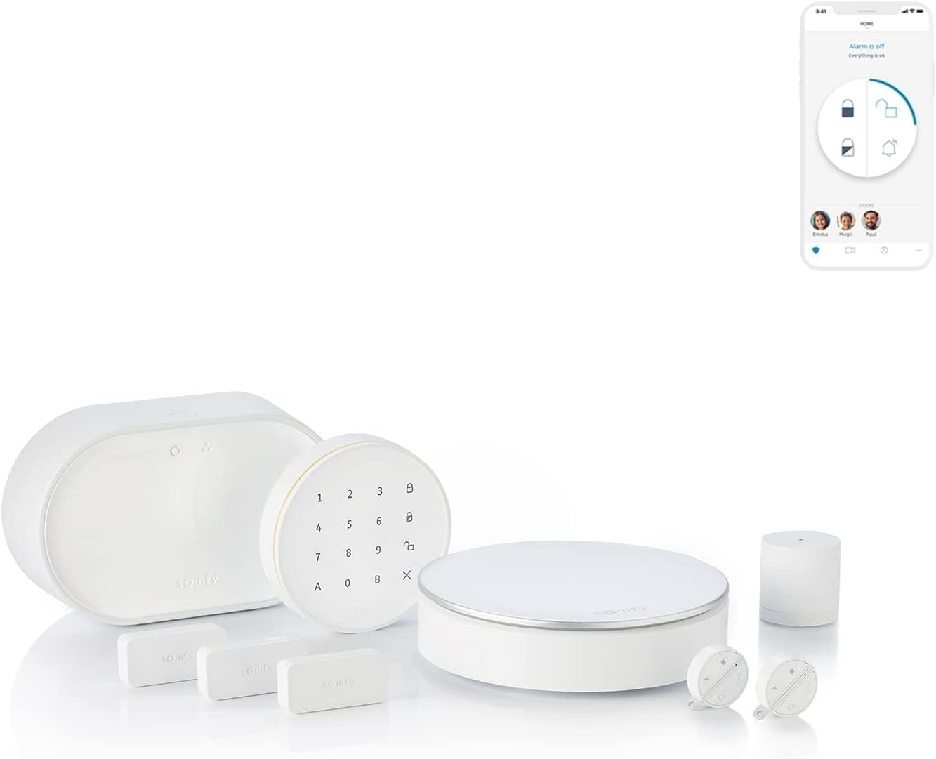 Somfy 1875259 Home Alarm Advanced Wireless Alarm System