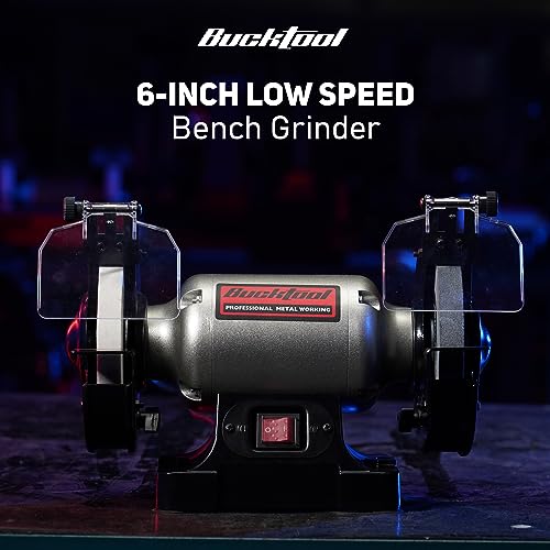 BUCKTOOL 6-Inch Low-Speed Grinder