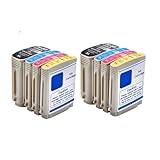 Installation facile DONGRUIBINOG Cartouche d\'encre 88XL Compatible for imprimantes Officejet Pro K550 K5400 K8600 L7480 L7750 L7590 L7580 L7780(2 Set 8 Colors)