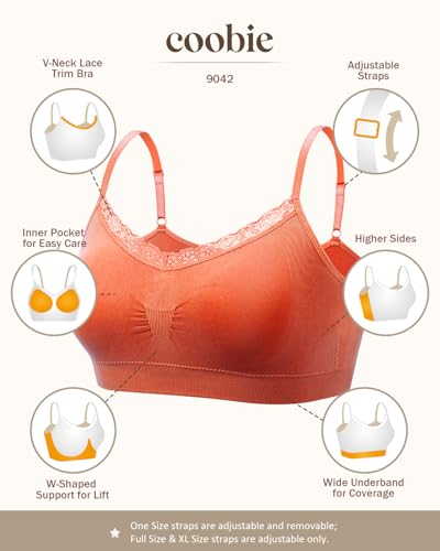 Image of Coobie Lace V-Neck Bra for Women