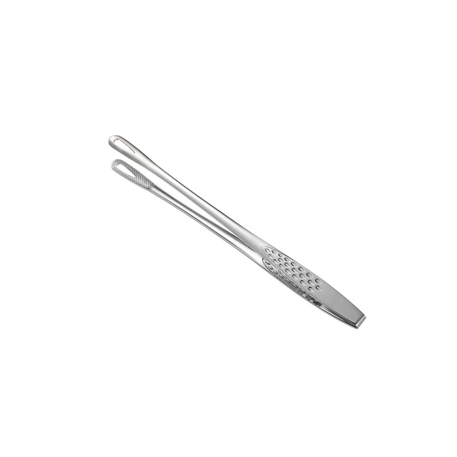 Grillbeutel-Clips für Lebensmittel, Lebensmittelzange, Grillzange aus Edelstahl, Fleisch-, Salat-, Steak-, Lebensmittel-Servierzange, Pinzette, Lange BBQ-Kochzange, Küchenutensilien-Zange
